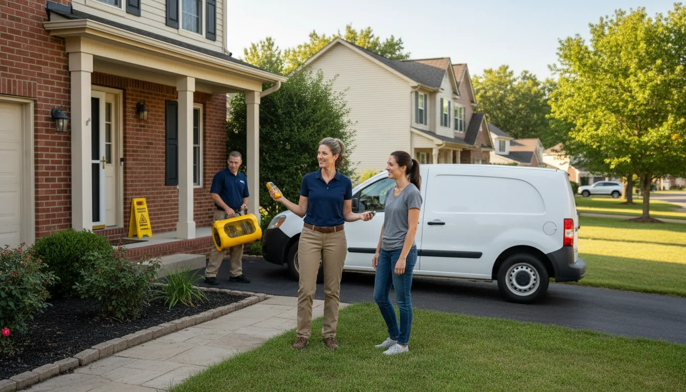 Water restoration image for Water Damage & Restoration Services in Longview, WA